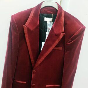 Ronny Kobo Bianca Velvet blazer, women's size M